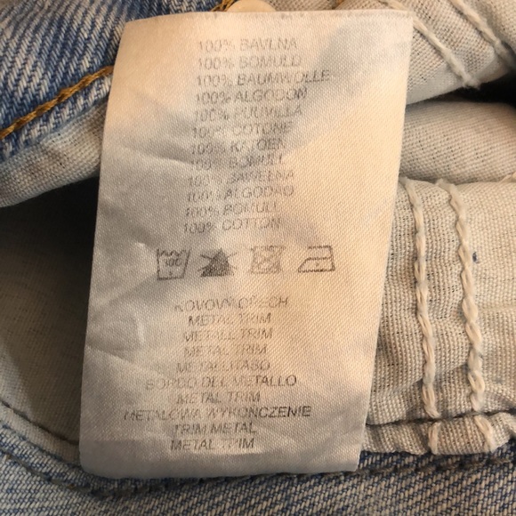 THE RAGGED PRIEST Mom Jeans in Patchwork Denim Women's 26 - Picture 9 of 10